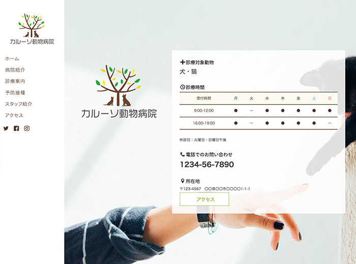 動物病院テンプレートcaruso